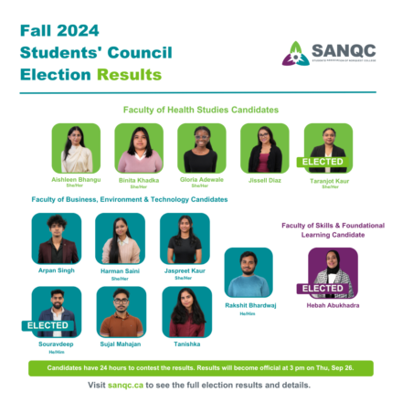 2024 Fall Students’ Council Election Results